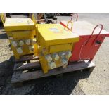 3 X LARGE SIZED SITE TRANSFORMERS.