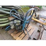 HONDA 9HP POWERED PRESSURE WASHER.....THIS LOT IS SOLD UNDER THE AUCTIONEERS MARGIN SCHEME, THEREFOR