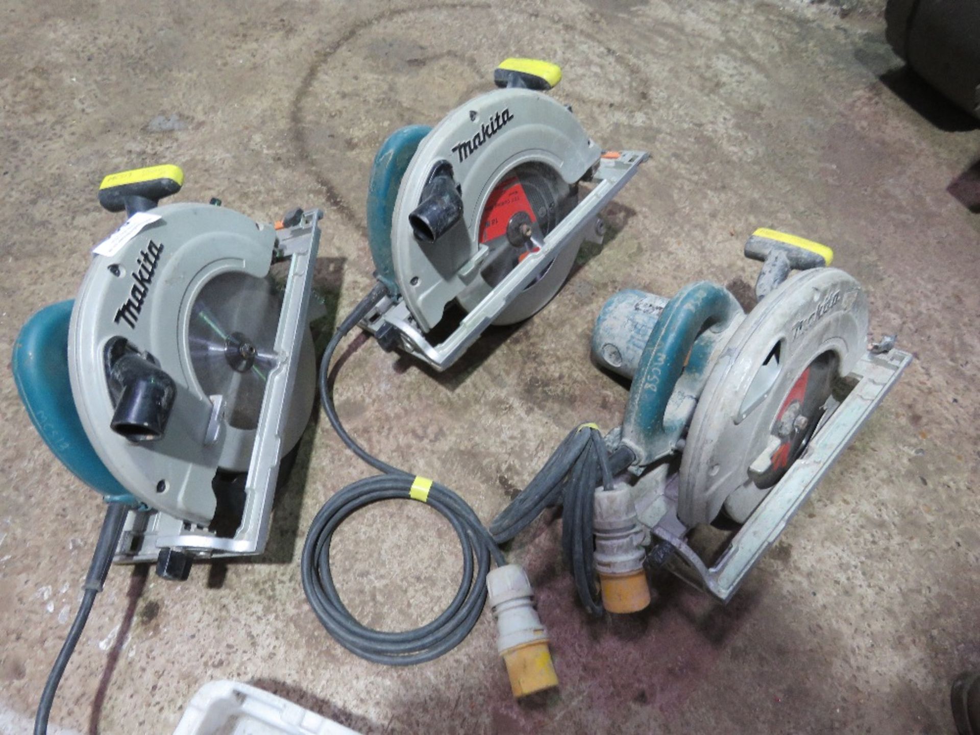 3 X MAKITA 110VOLT CIRCULAR SAWS. - Bild 6 aus 7