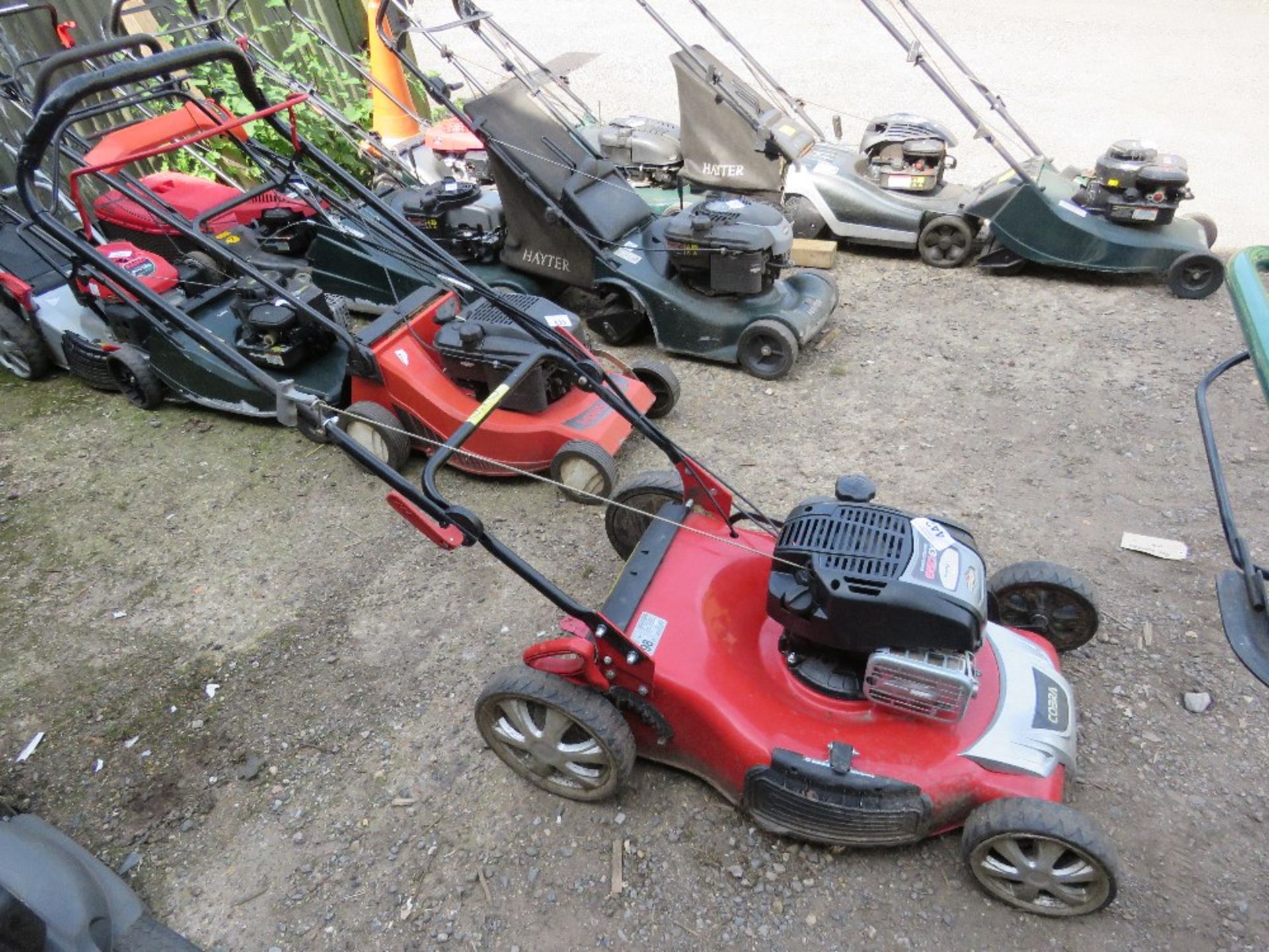 COBRA PETROL ENGINED MOWER WITH NO COLLECTOR. ....THIS LOT IS SOLD UNDER THE AUCTIONEERS MARGIN SCH