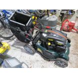 WOLF PETROL ENGINED MOWER WITH BATTERY POWERED STARTER.....THIS LOT IS SOLD UNDER THE AUCTIONEERS MA