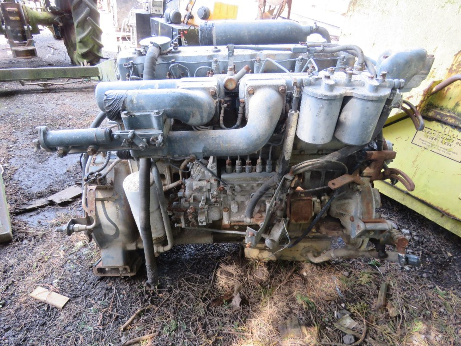 DAEWOO 6 CYLINDER TURBO CHARGED EXCAVATOR ENGINE. - Image 4 of 6