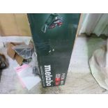 2 X METABO STRAIGHT SHAFT HD 36VOLT BATTERY BRUSH CUTTERS/STRIMMERS, NO BATTERIES, UNUSED. THIS L