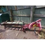 WESTMAC JF FB2400 6 DISC HAY MOWER, TRACTOR MOUNTED WITH PTO SHAFT. 7FT CUT WIDTH APPROX. DIRECT FRO