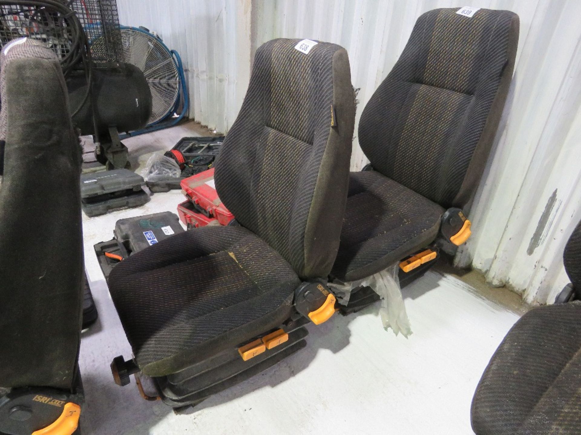 ISRI ADJUSTABLE MACHINE / TRUCK DRIVERS SEAT.....THIS LOT IS SOLD UNDER THE AUCTIONEERS MARGIN SCHEM