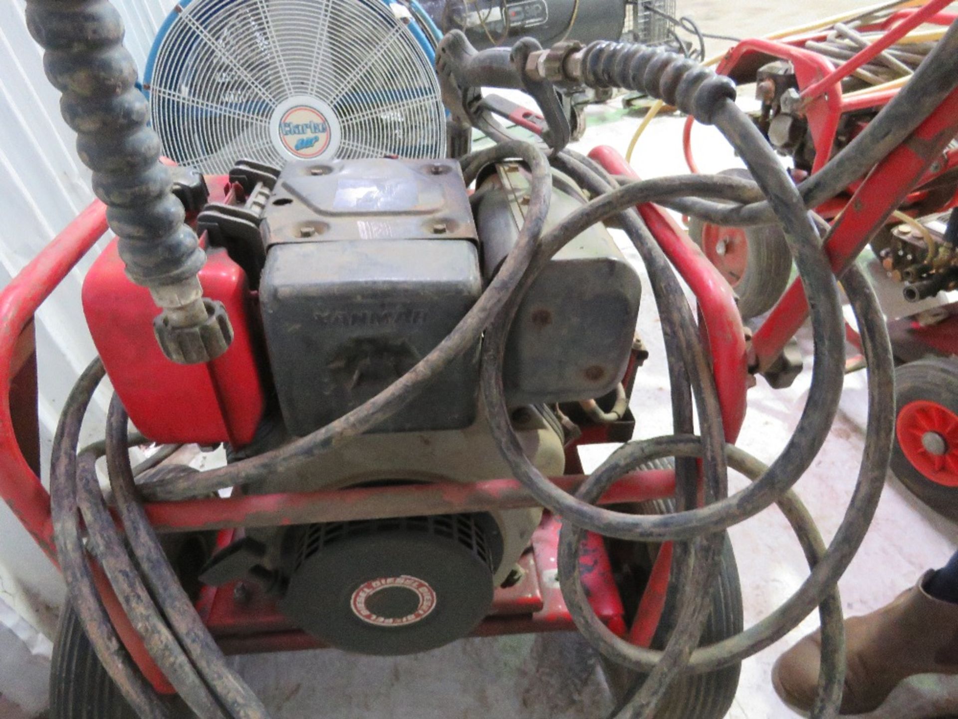 YANMAR DIESEL ENGINED PRESSURE WASHER. WHEN TESTED WAS SEEN TO START AND RUN (FUEL LOW) - Image 8 of 10