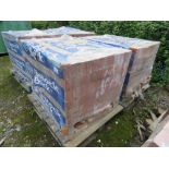 2NO PALLETS OF IBSTOCK LEICESTER AUTUMN MULTI RED BRICKS. 480NO IN EACH PACK APPROX. SURPLUS TO REQU
