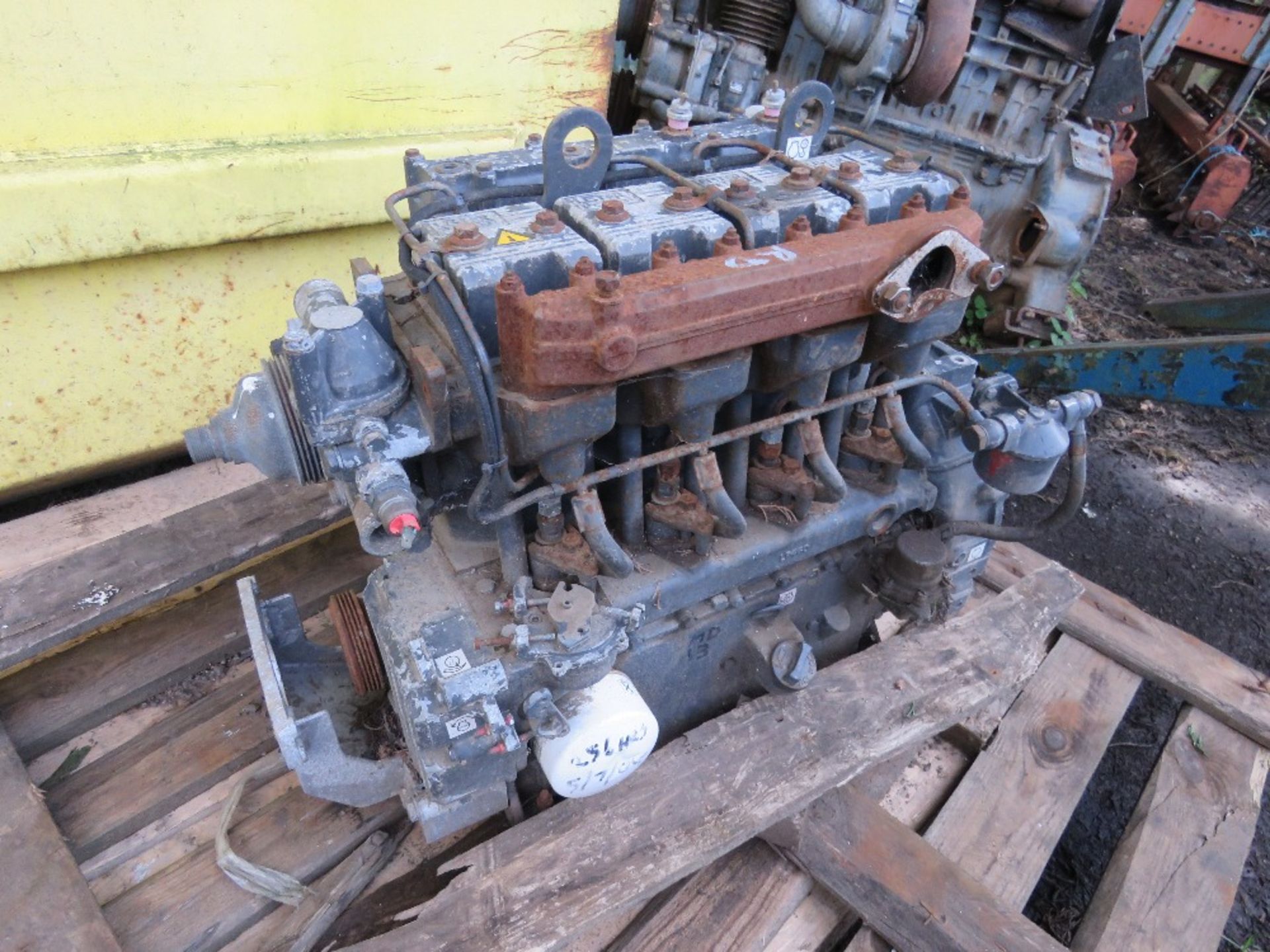 LISTER PETTER 4 CYLINDER DIESEL ENGINE. - Image 2 of 5