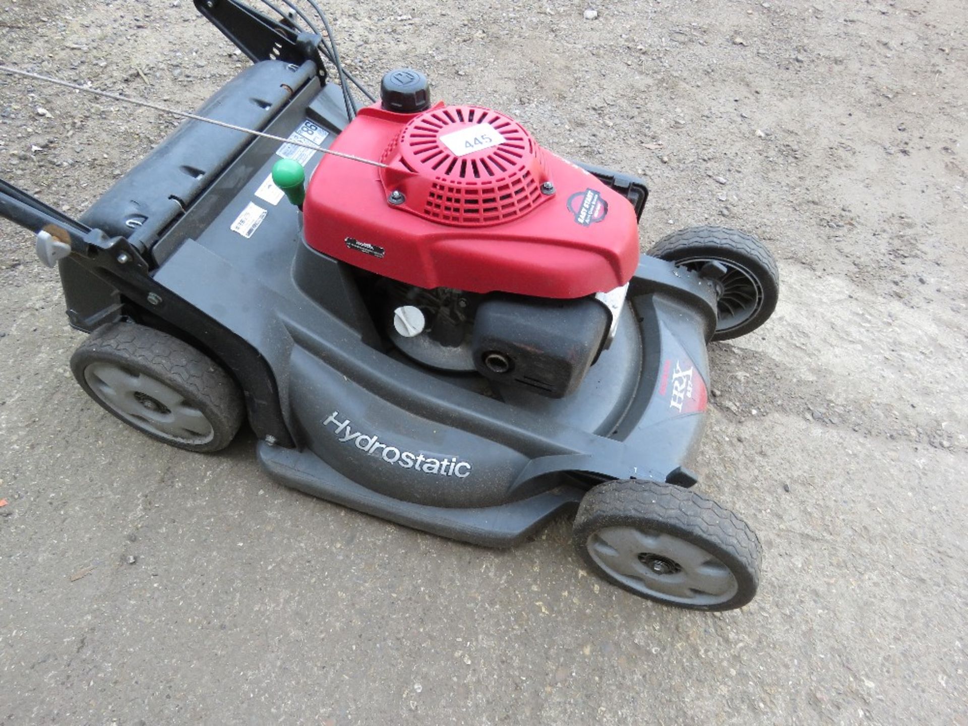 HONDA HRX537 PETROL ENGINED MOWER WITH NO COLLECTOR. ....THIS LOT IS SOLD UNDER THE AUCTIONEERS MAR - Image 3 of 4