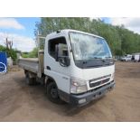 MITSUBISHI CANTER FUSO 3C15 MANUAL TIPPER TRUCK, 3500KG RATED WITH ALLOY BODY. 143,245 REC MILES. WI