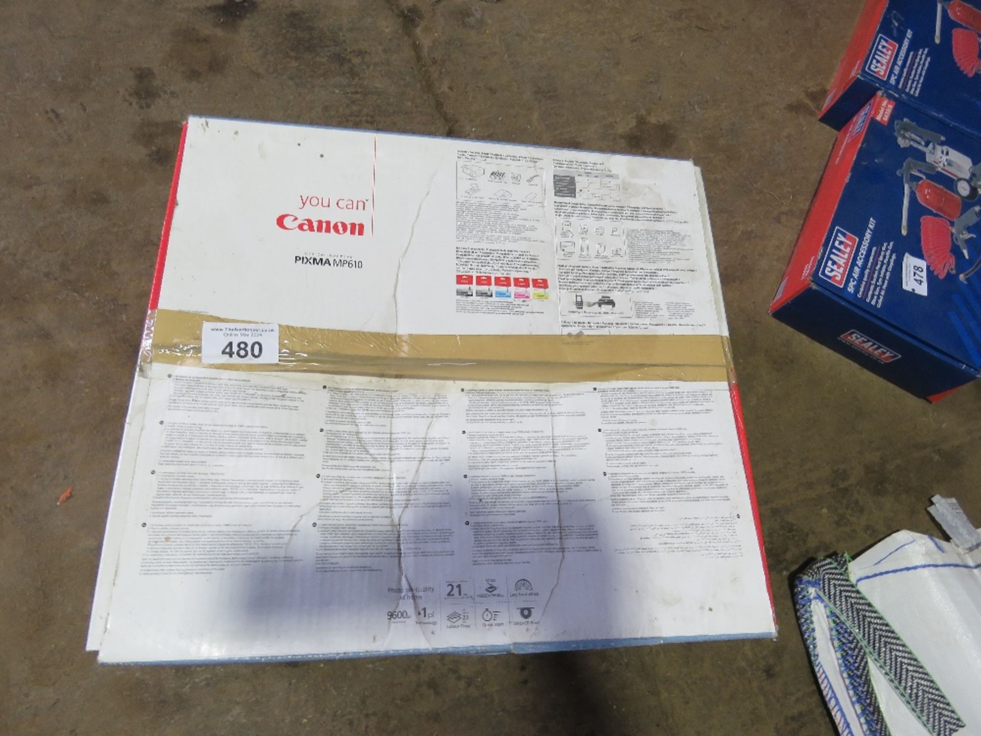 CANON PRINTER IN BOX. ....THIS LOT IS SOLD UNDER THE AUCTIONEERS MARGIN SCHEME, THEREFORE NO VAT WIL - Image 2 of 3