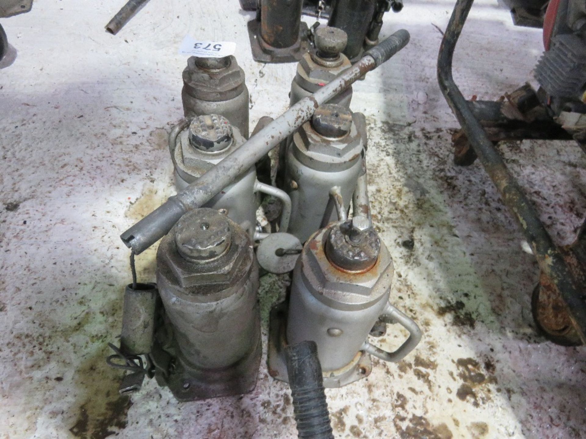 6NO HYDRAULIC BOTTLE JACKS. - Image 2 of 3