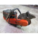 HUSQVARNA PETROL ENGINED CUT OFF SAW....THIS LOT IS SOLD UNDER THE AUCTIONEERS MARGIN SCHEME, THEREF