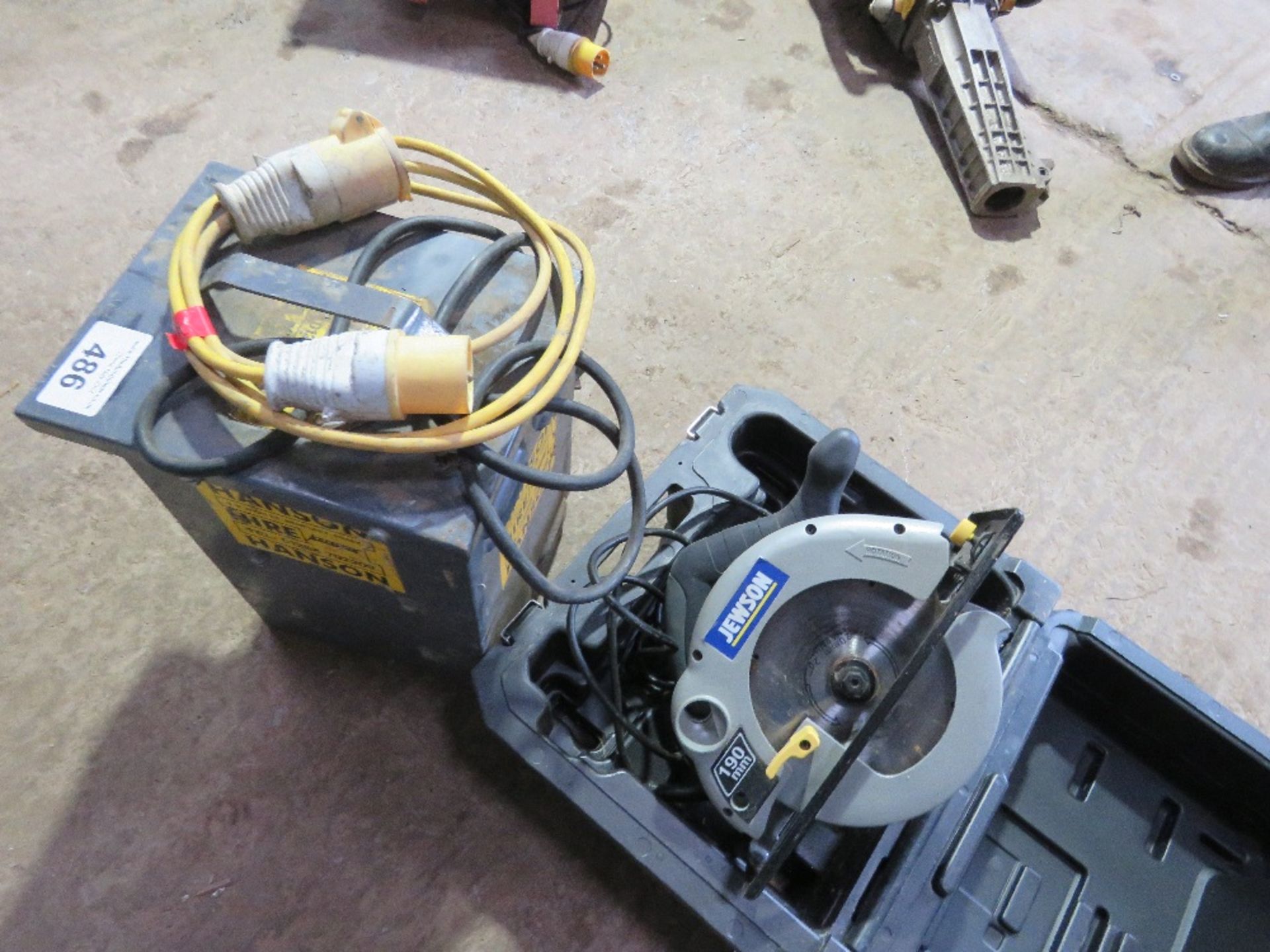 110VOLT CIRCULAR SAW PLUS A TRANSFORMER. - Image 4 of 4