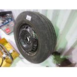 VOLKSWAGEN 5 STUD 215-65R16 WHEEL AND TYRE.