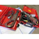 2NO HILTI RECIP SAWS.