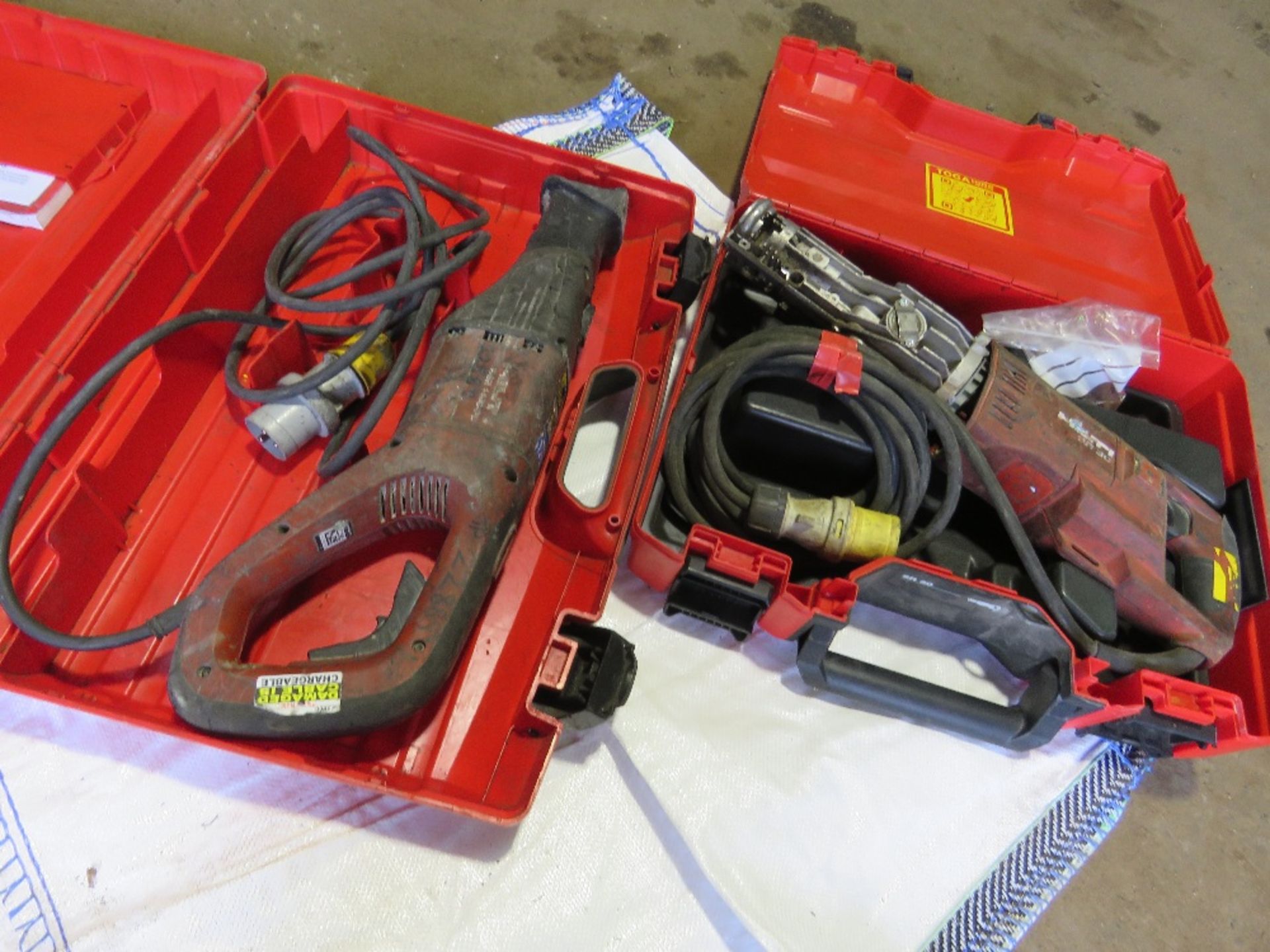 2NO HILTI RECIP SAWS.