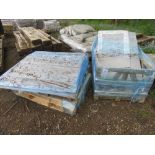 3 X PALLETS/STILLAGES CONTAINING ASSORTED PAVING SLABS/TILES.....THIS LOT IS SOLD UNDER THE AUCTIONE