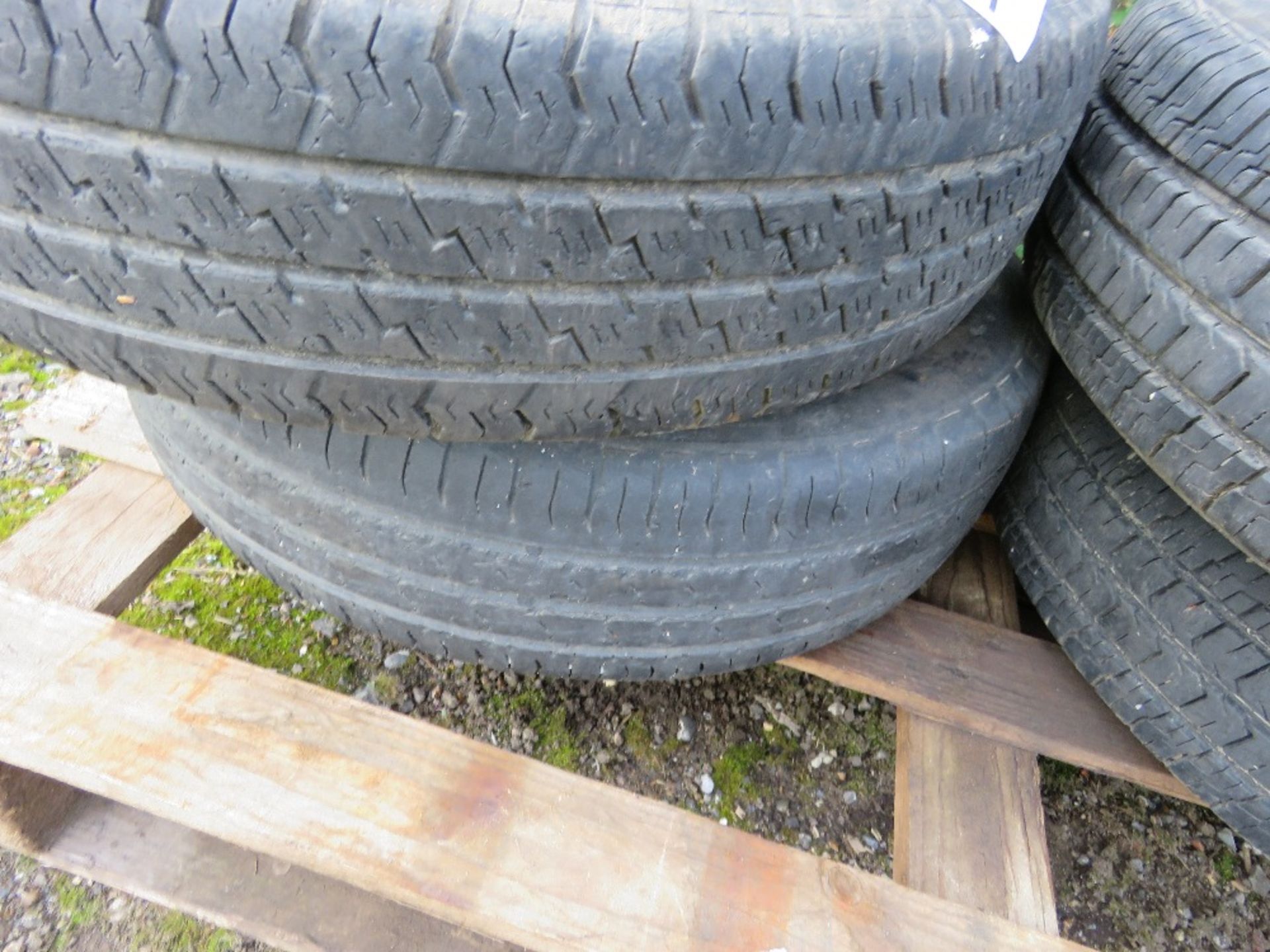4NO 165R13C TRAILER WHEELS AND TYRES. - Image 3 of 3