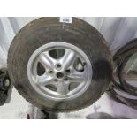 LANDROVER TYPE ALLOY WHEEL 235-70R16 OWNER MOVING HOUSE.....THIS LOT IS SOLD UNDER THE AUCTIONEERS M
