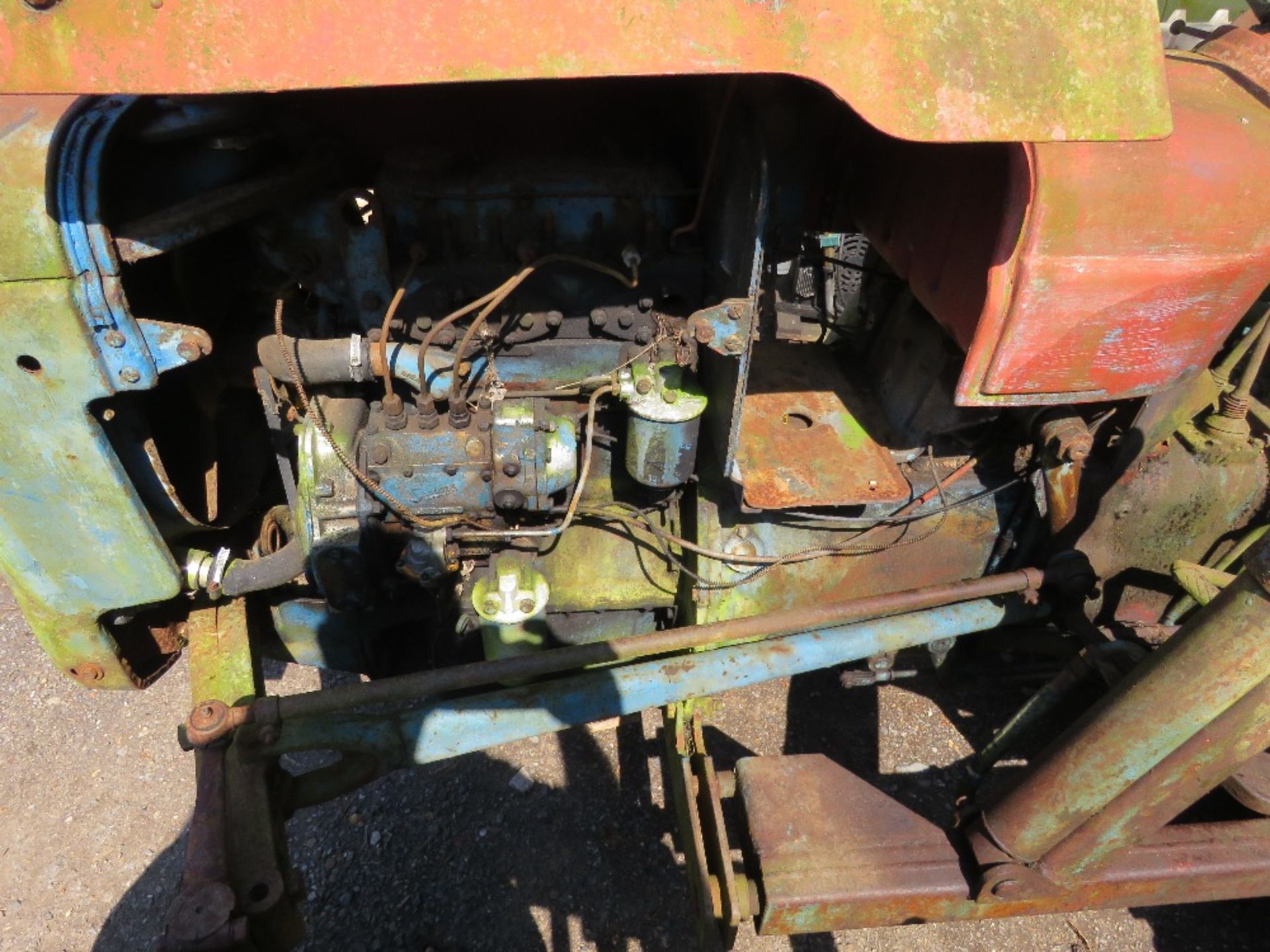 FORDSON DEXTA TRACTOR WITH LOADER FRAME AND BRACKETS. UNUSED CONDITION UNKNOWN. MAY BE INCOMPLETE (I - Image 13 of 16