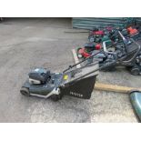 HAYTER SPIRIT 41 PETROL ENGINED MOWER WITH REAR ROLLER AND COLLECTOR. ....THIS LOT IS SOLD UNDER THE