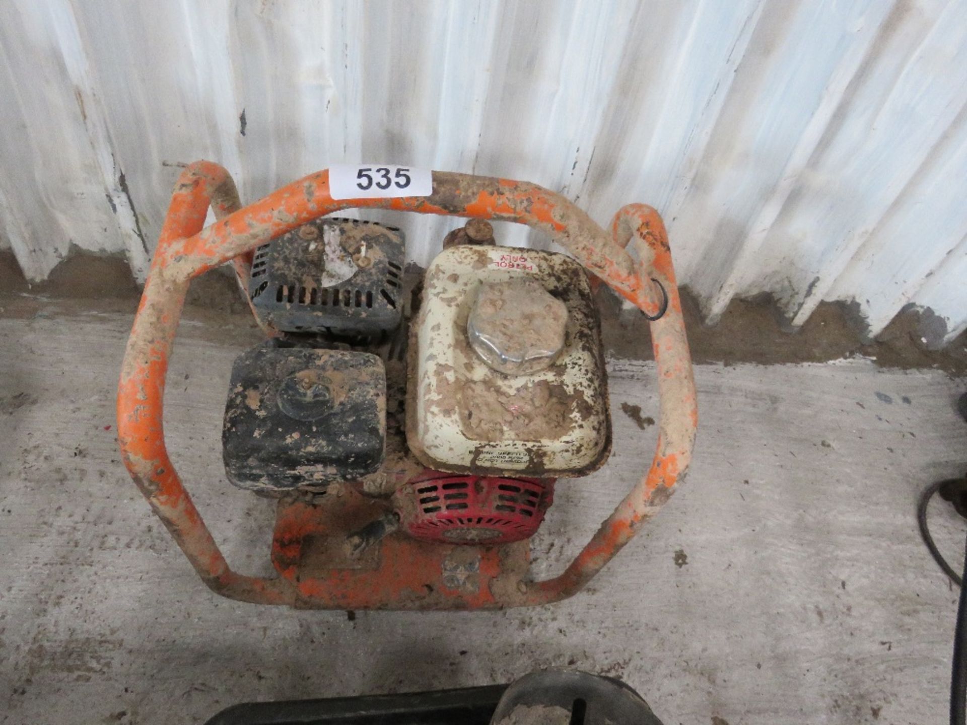 PETROL ENGINED POKER DRIVE UNIT, NO POKER.....THIS LOT IS SOLD UNDER THE AUCTIONEERS MARGIN SCHEME,