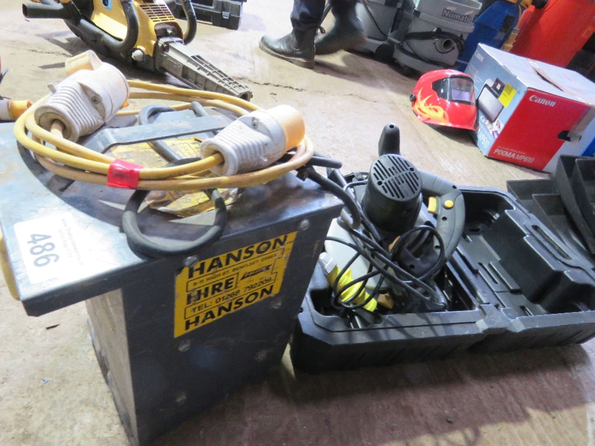 110VOLT CIRCULAR SAW PLUS A TRANSFORMER. - Image 3 of 4