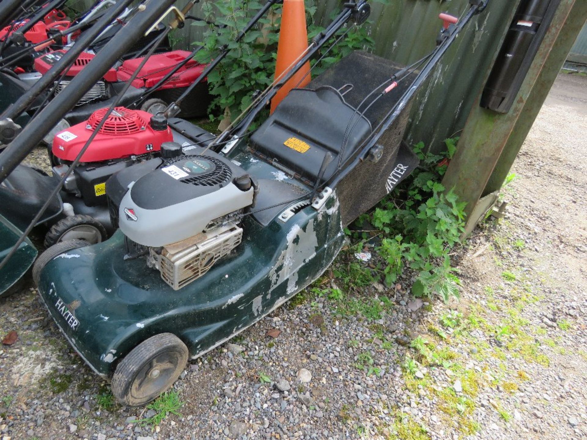HAYTER HARRIER 48 ROLLER MOWER WITH COLLECTOR.....THIS LOT IS SOLD UNDER THE AUCTIONEERS MARGIN SCHE - Image 3 of 3
