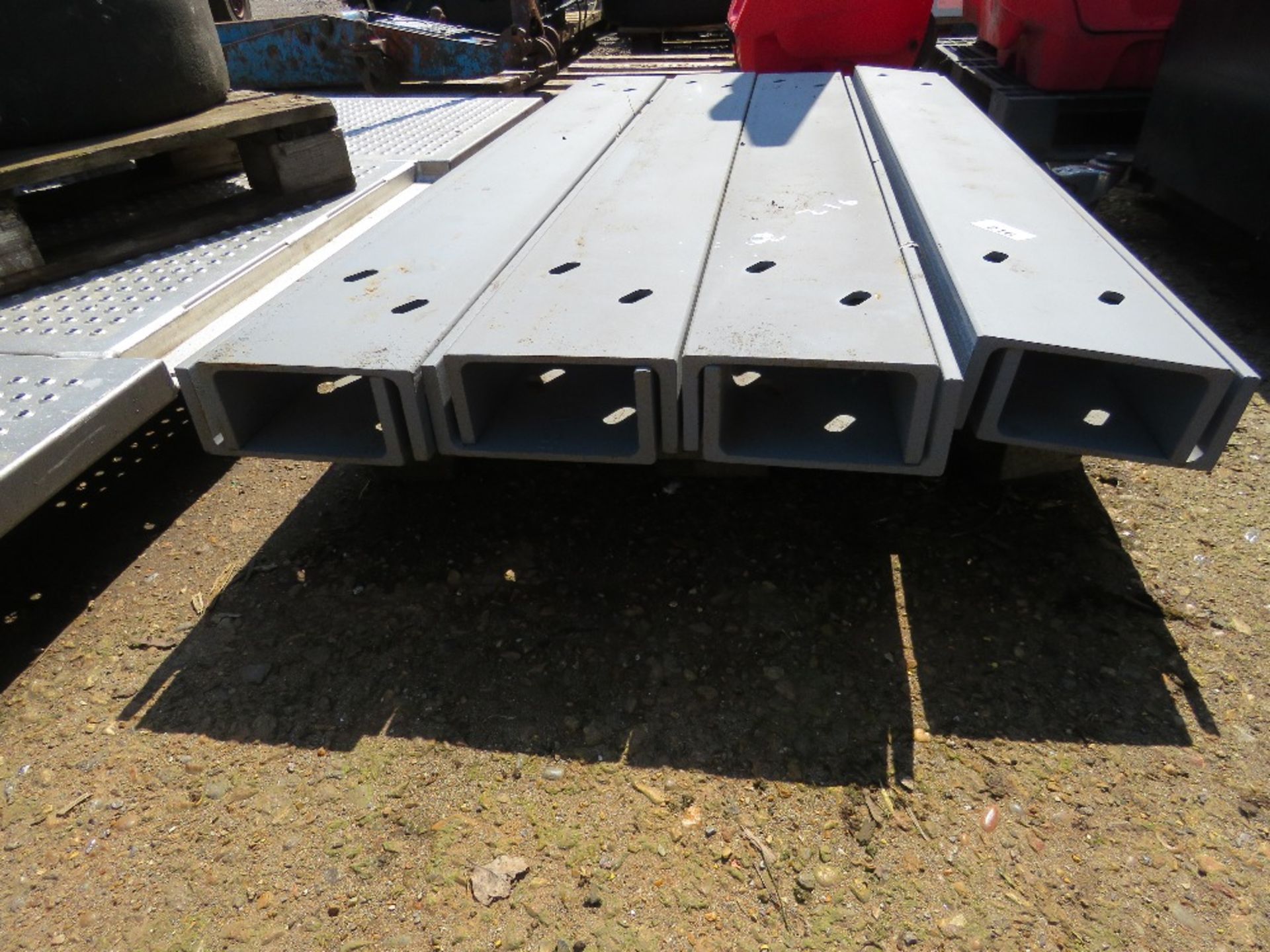 8NO HEAVY STEEL CHANNELS 1.65M LENGTH X 90MM X 200MM APPROX.....THIS LOT IS SOLD UNDER THE AUCTIONEE - Image 2 of 3