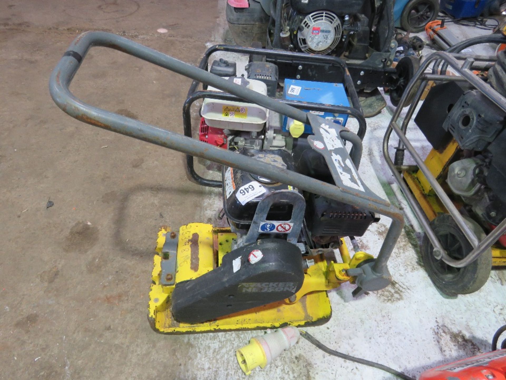 WACKER NEUSON PETROL ENGINED COMPACTION PLATE