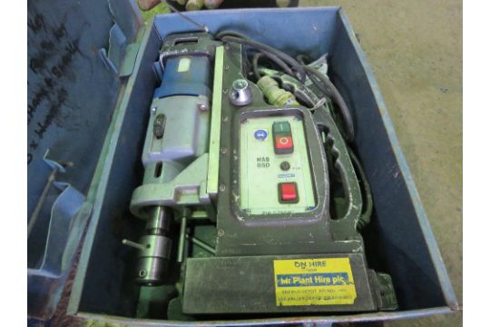 MAB850 MAGNETIC DRILL IN A CASE. - Image 2 of 3