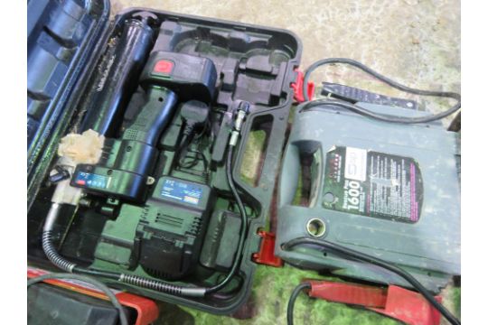 SEALEY BATTERY POWERED GREASE GUN PLUS A JUMP START UNIT. - Image 1 of 4