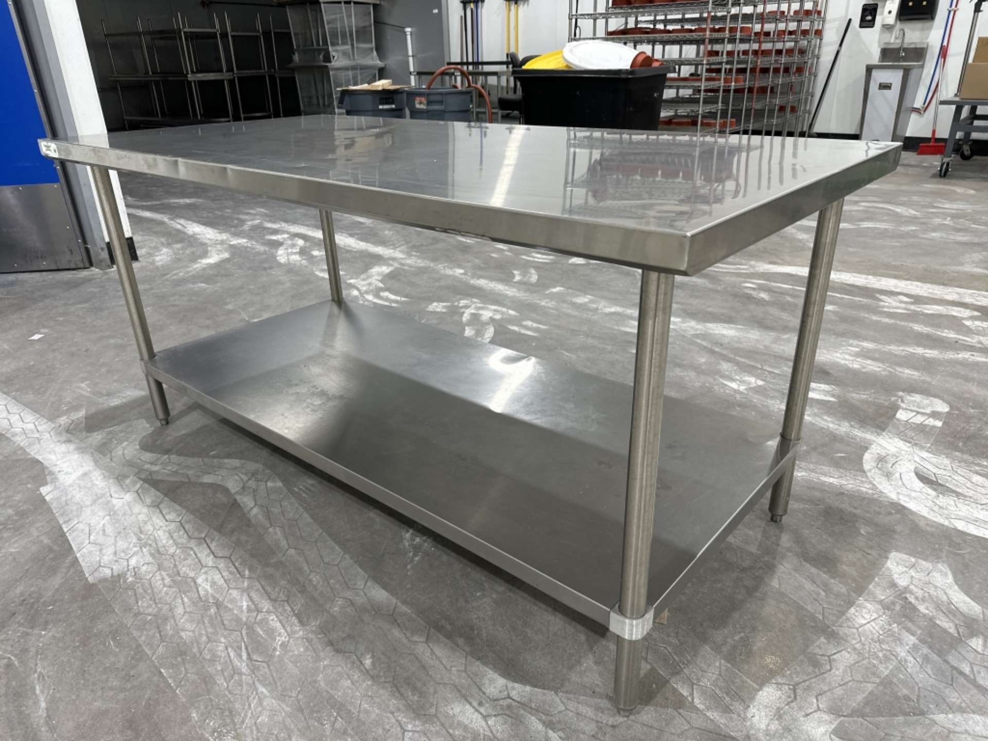 Stainless Steel Prep Table - 6ft x 3ft - Image 2 of 2