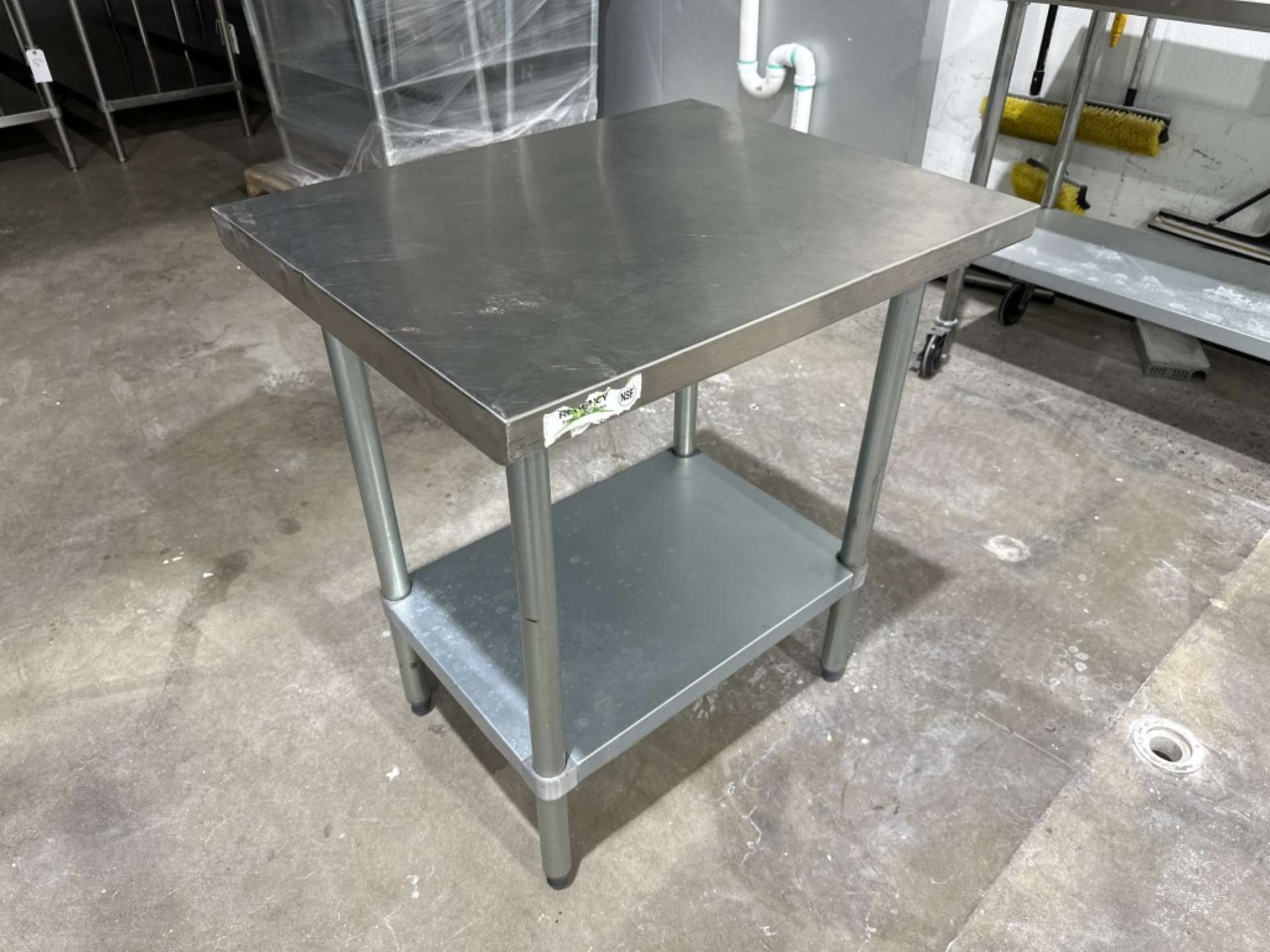 Stainless Steel Prep Table - 3ft x 2.5ft - Image 2 of 2