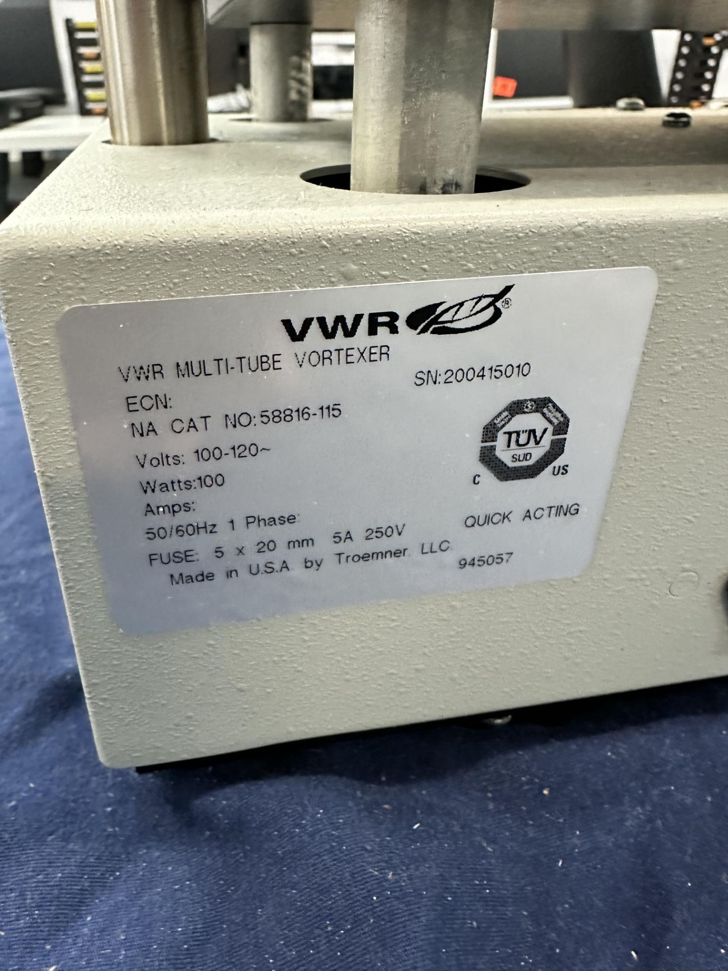 VWR VX-2500 Multi Tube Vortexer 120V - Image 2 of 3