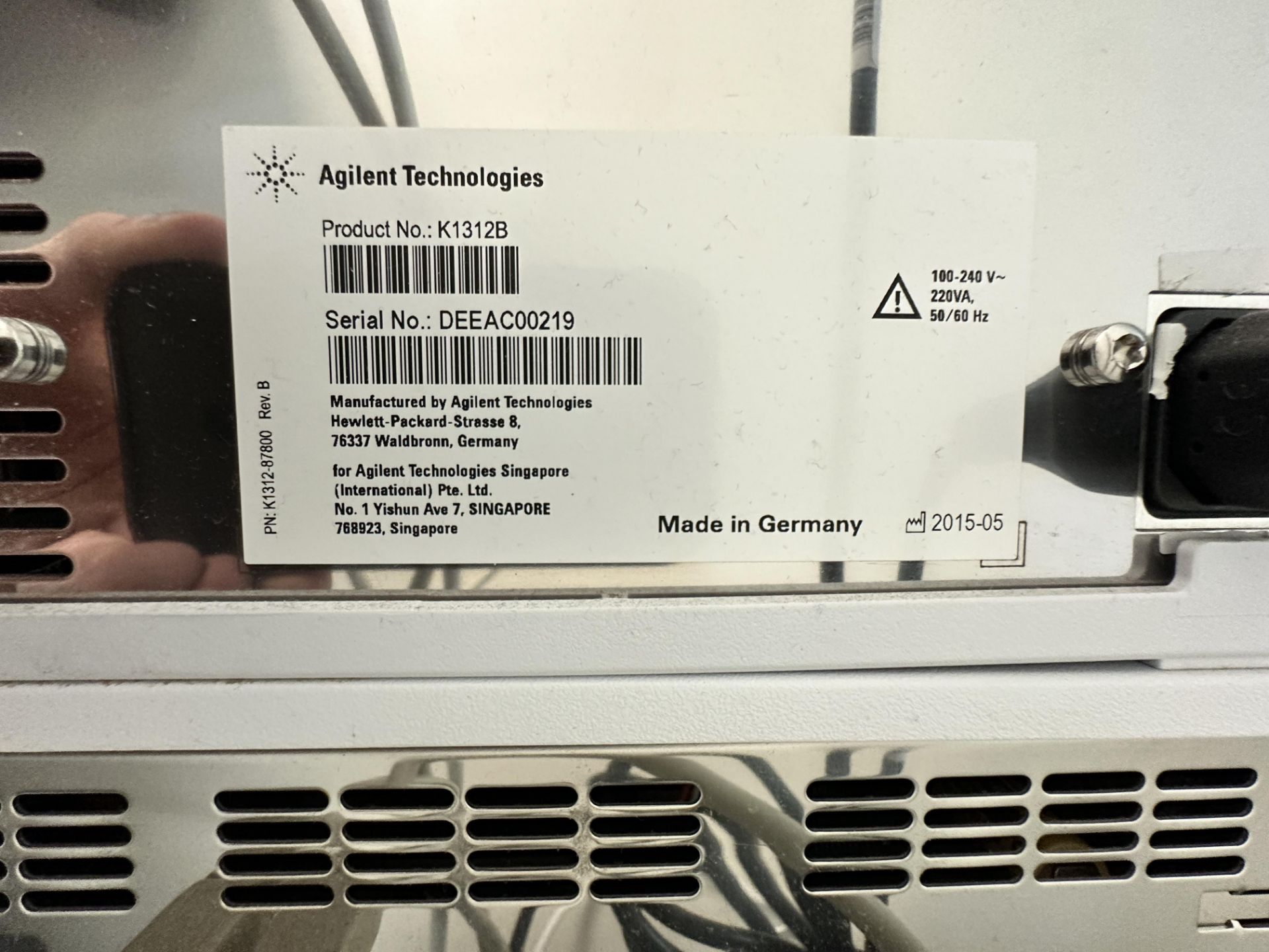 Agilent Technologies Infinity Equipment Tower - Image 9 of 12