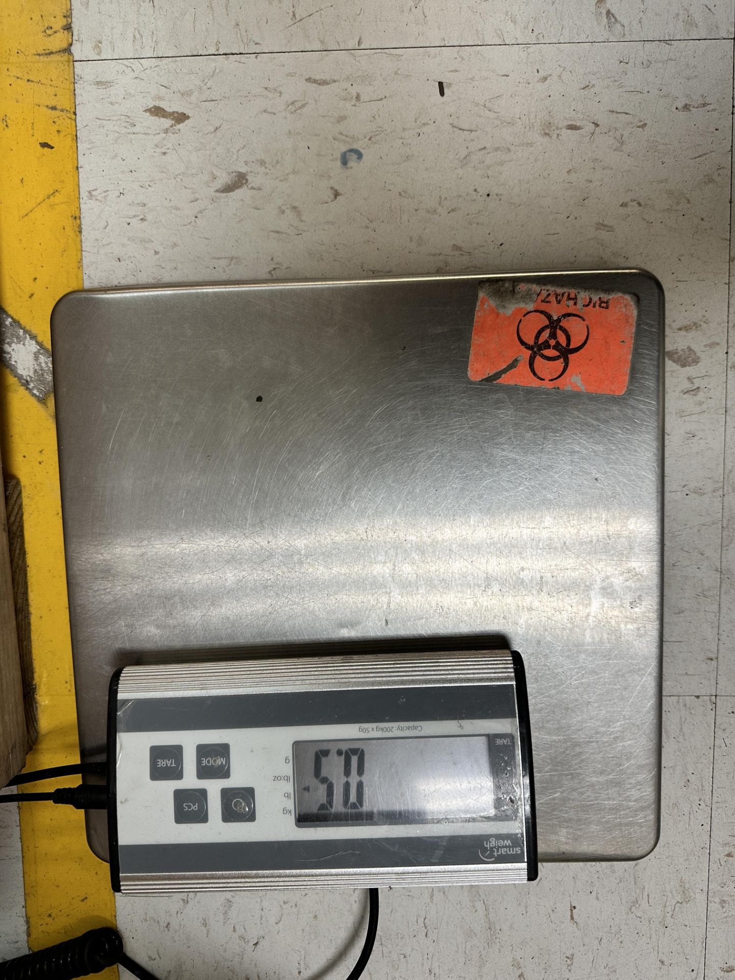 Smart Weigh 440lb Digital Scale - Image 4 of 5