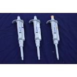 Eppendorf Research Plus Adjustable Volume Pipette (Qty 3)