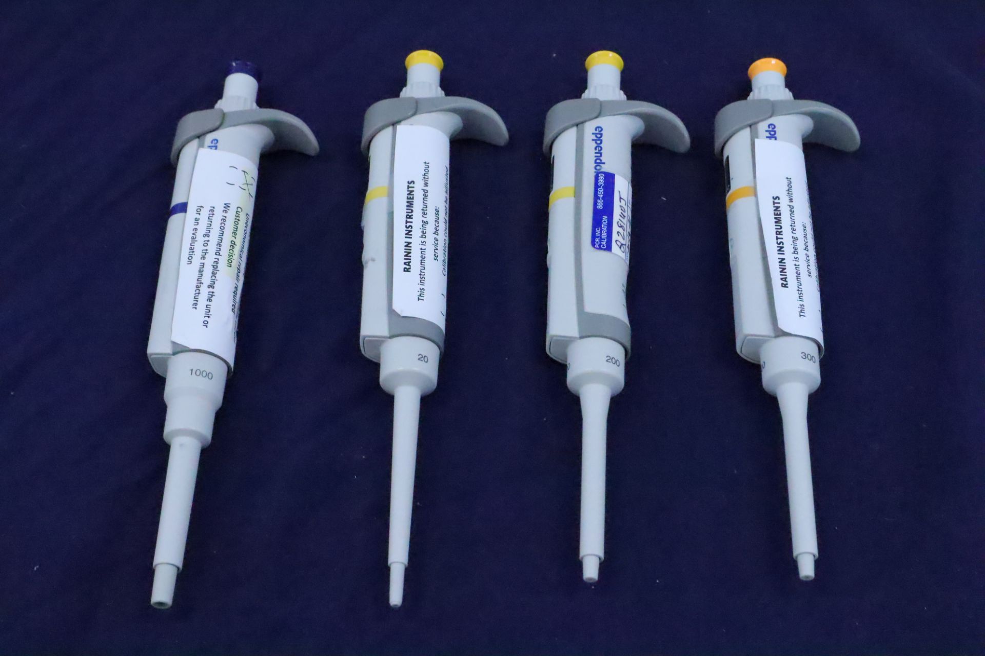 Eppendorf Research Plus Adjustable Volume Pipette - Out Of Service (Qty 4)