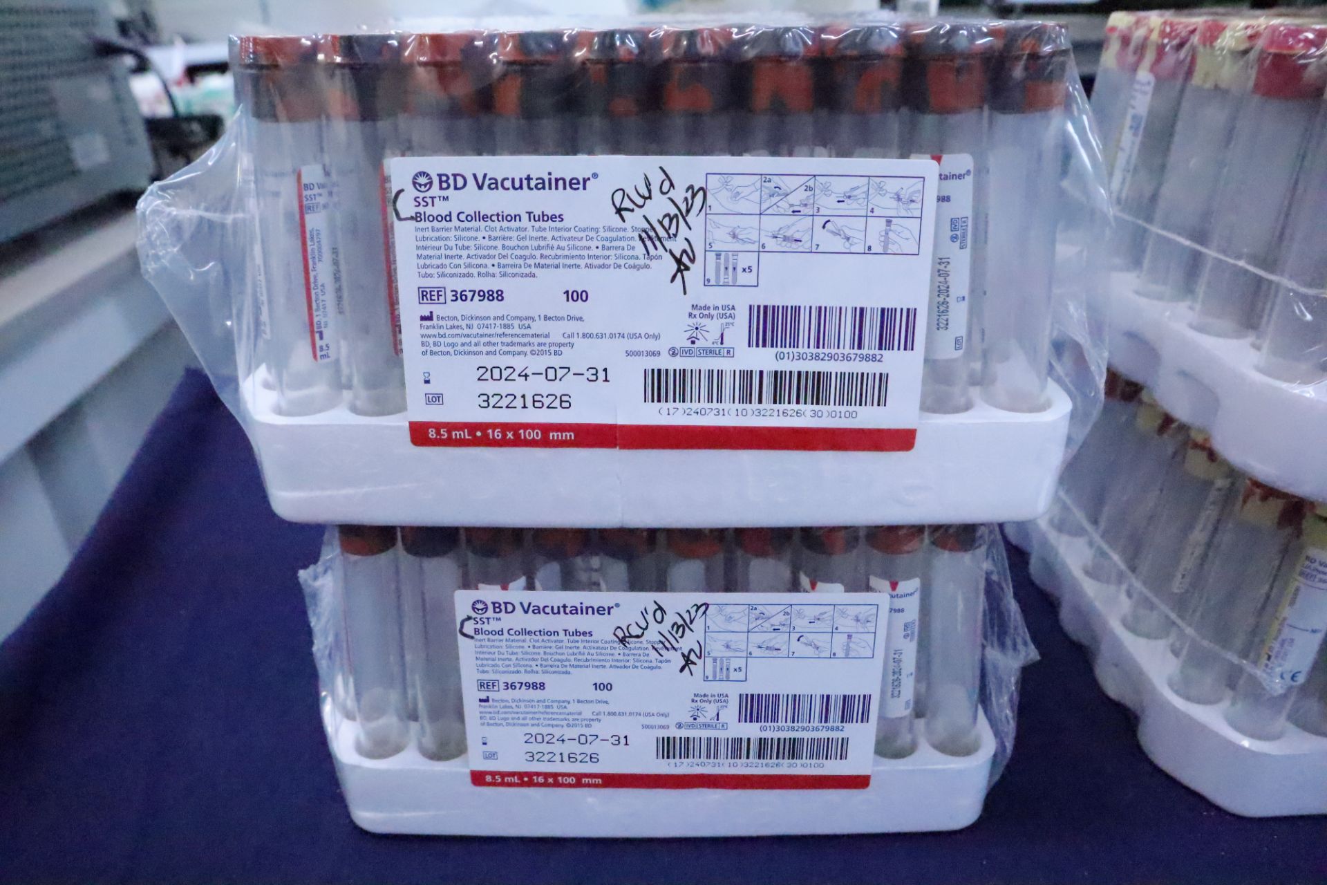 Blood/Urine Collection Tubes and Medical Supplies for drawing blood - Image 2 of 10