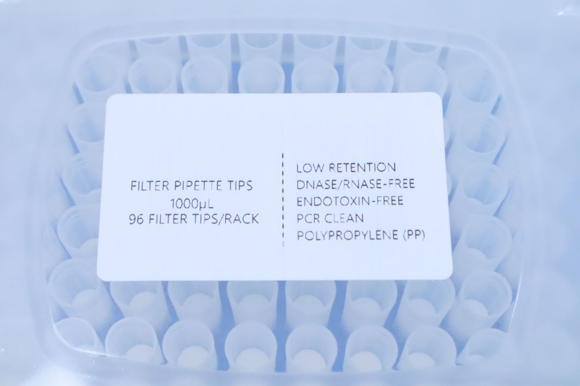 (NIB) Filter Pipette Tips 1000 uL / 96 tips per rack (Qty 34) - Image 3 of 5