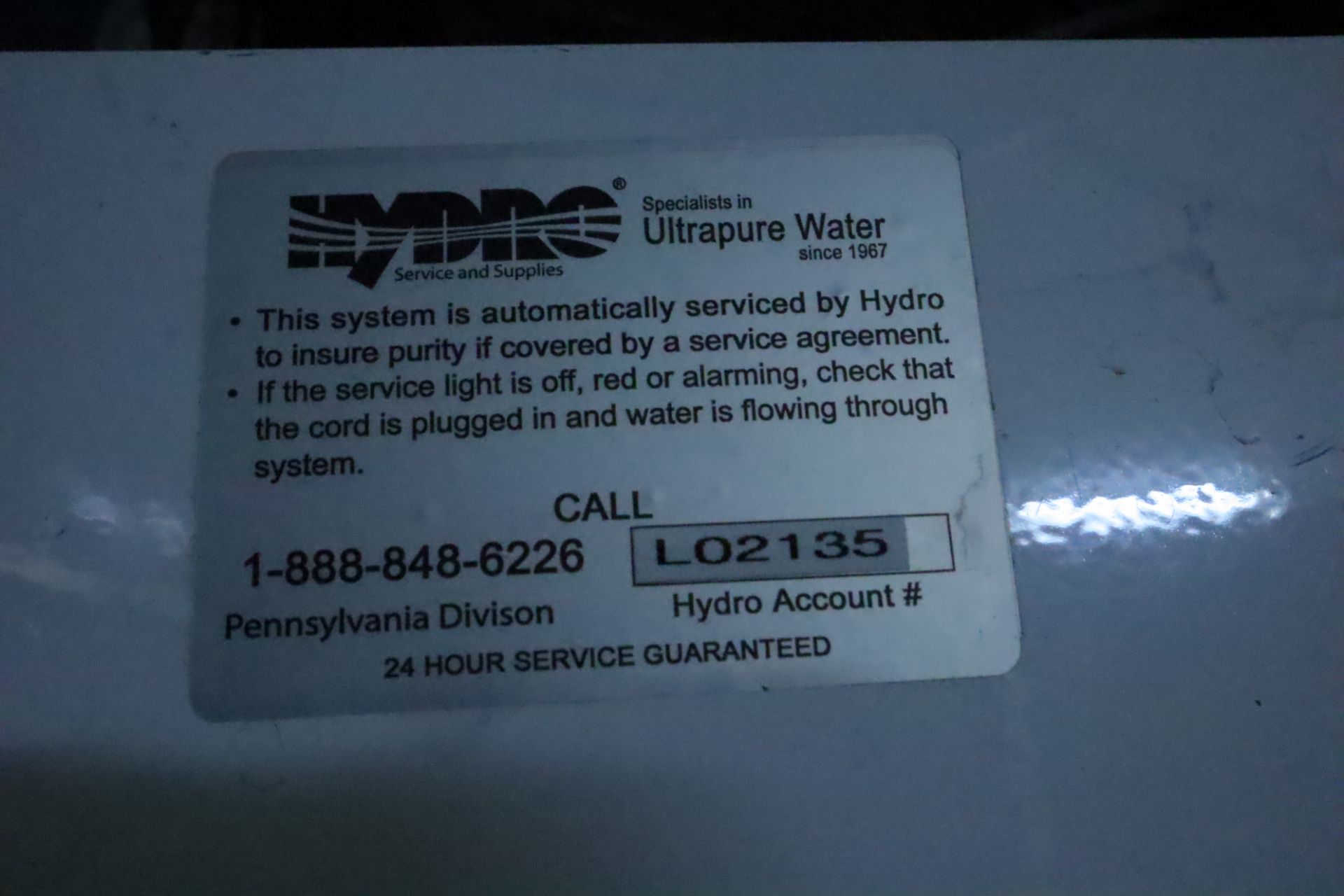 Hydro Picopure UV Plus Ultra Water Purification System - Image 3 of 3