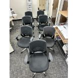Office Chairs - Casters, Swivel, Height Adjust (Qty 7)