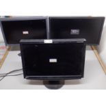 LOT OF 3 DESKTOP MONITORS