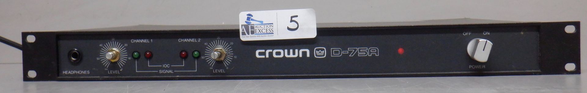 CROWN D-75A AMP