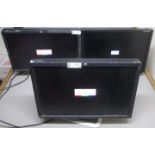 LOLT OF 3 DESKTOP MONITORS