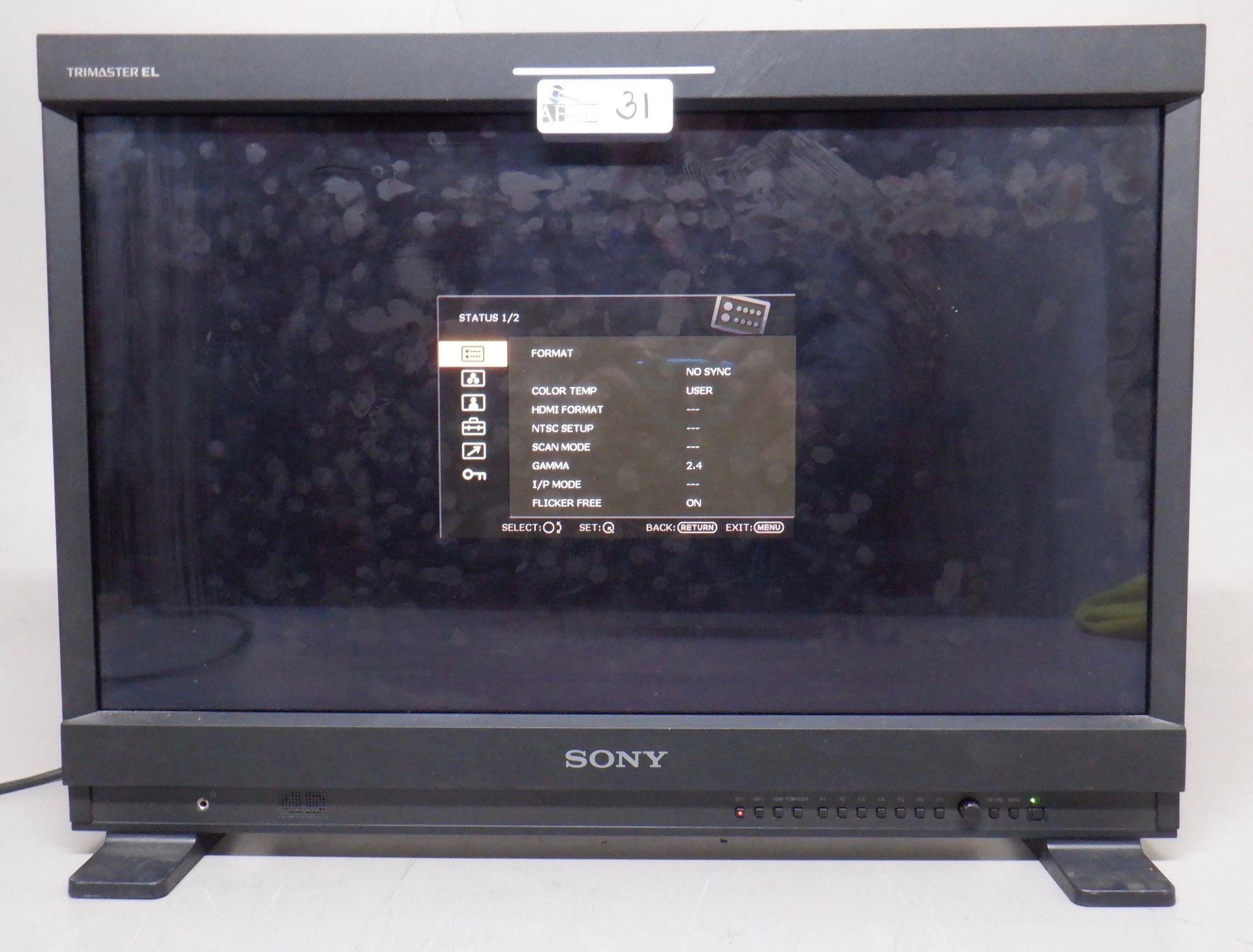 SONY PVM-2541 PROFESSIONAL VIDEO MONITOR