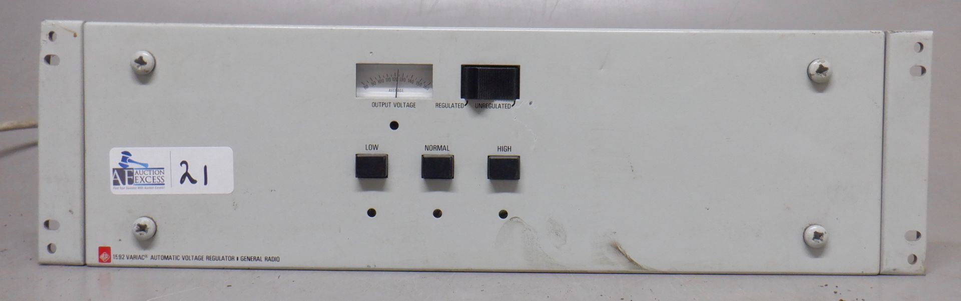 GENERAL RADIO 1592A VARIAC