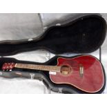 CARLO ROBELLI ACOUSTIC GUITAR WITH CASE